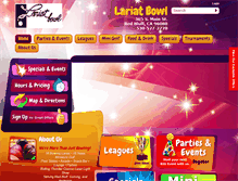 Tablet Screenshot of lariatbowl.com